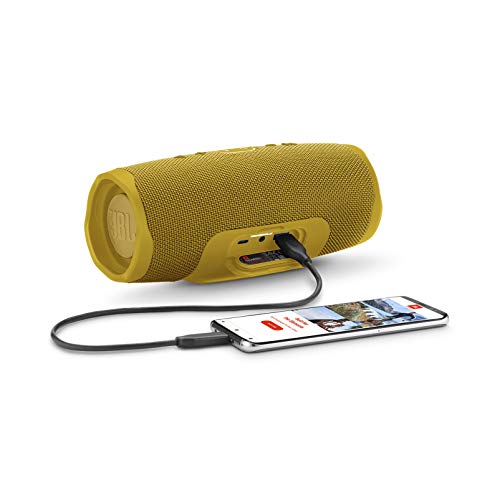 yellow jbl speaker