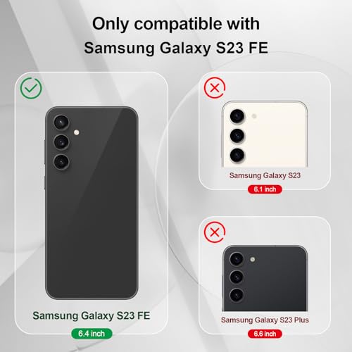Coque Samsung S23 FE en silicone vert avec protection caméra premium - 5