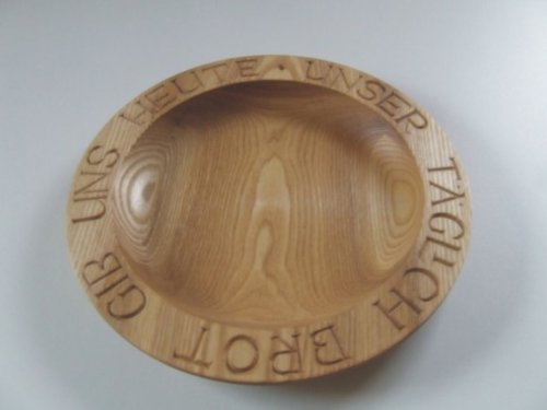 Assiette à pain « Unser täglich Brot gib uns heure »