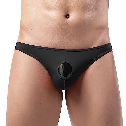 Mens Sexy Underwear for Straight Men,Male Thongs and G-Strings Sexy Underwear Fashion Sexy Adult Low Rise Open Hip