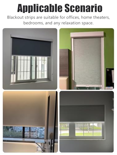 Bandes occultantes en silicone de 23m pour cadres de fenêtres de chambre - 7