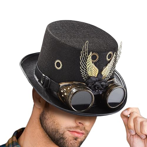 Chapeau haut de forme steampunk rétro idéal pour festival et soirée à thème