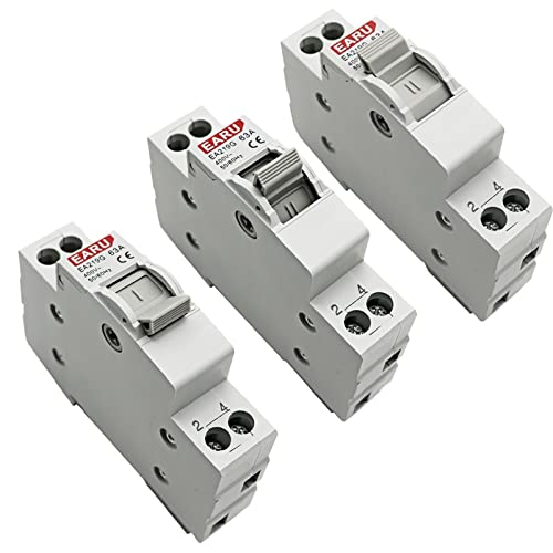Inverseur source manuel 40A pour éviter les retours de courant disjoncteur rail DIN MTS - 4
