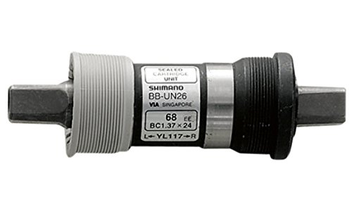 SHIMANO Alivio BBUN26B23X - Juego de pedalier BSA 68x123