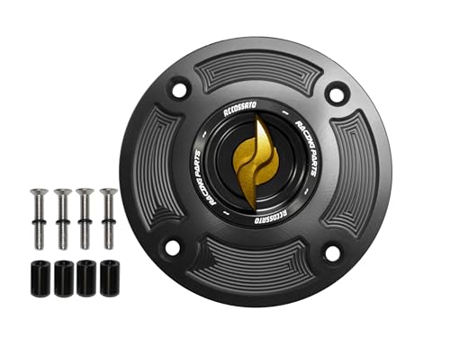 Bouchon essence cliquet or Accossato : étanchéité absolue Suzuki V-Strom 650