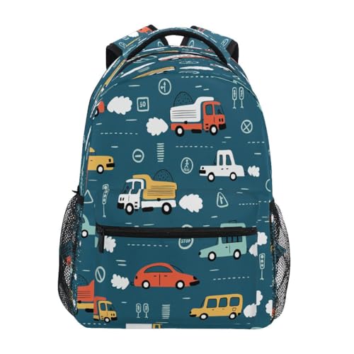 Sac à dos enfant motif voiture, le cadeau idéal pour l'école