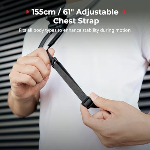 SMALLRIG Soporte Magnético de Cuello con Correa para Pecho, para Video POV Hands-Free para dji Osmo Pocket 3/360/Action 4/5, para GoPro Hero 12/11/10/9, para Insta360 X5/X4/X3/Ace Pro - 5567 - imagen 5