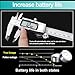 Kynup Digital Caliper, Caliper Measuring Tool, Micrometer Dial Vernier Caliper Digital, Full Turn Off, Stainless Steel, Switch from Inch Metric Fraction (6Inch/150MM)