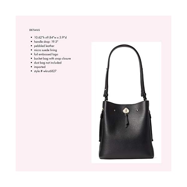 Kate Spade Marti Women's Shoulder Large Bucket Handbag (Black)