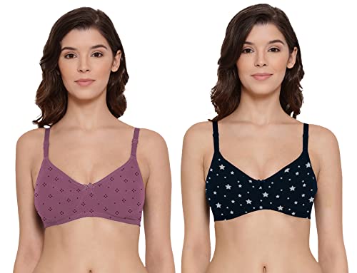 Image of Lyra Women's Cotton Non Padded Wire Free Modern Molded Bra
