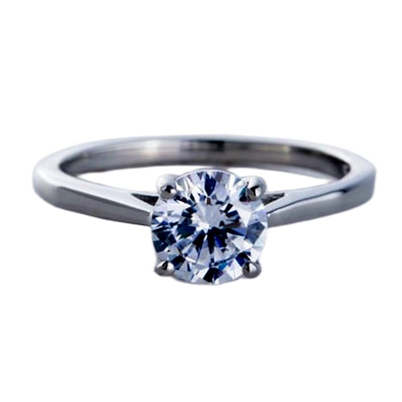 Bague moissanite en argent 925 au prestige intemporel LK_DHR_0982