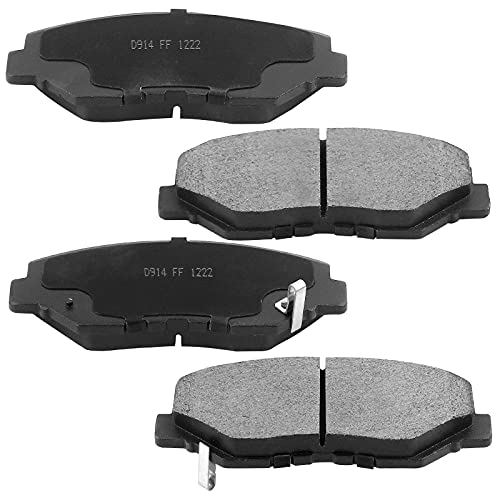 Image of MotorbyMotor 282mm Front Brake Kit Rotors and Brake Pads Replacement for Honda Accord Civic CR-V Element, Acura ILX Drilled & Slotted Disc Brake Rotor & Ceramic Pads 31257, 12040036