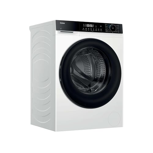 Haier X Series 5 Washing Machine, 10kg, 1400 rpm, A-20 percent Energy Class, 15 Programmes, Smart AI Cycle, Smart Dual Spray, White-Black Door, 52x60x85 cm -HW100-BP14357UUK - Image 5