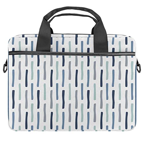 Sac ordinateur 13-13.3 pouces à motif équestre bleu aux finitions soignées