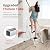HBTower Step Ladder Folding Step Stool for Adults with Anti-Slip Pedal,330 lbs Capacity for Kitchen, Home,White
