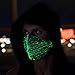 Produktbild CENOVE LED Rave Mask, 7 Farben und 5 Blitzmodi Halloween LED Maske für Partei, Weihnachten, Karneval und Kostüm Partei