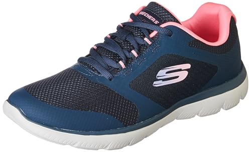 Image of Skechers Women Casual Shoes-Summits-896361Id-Nvpk-8, Navy Blue, 5 UK