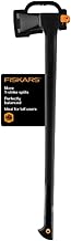 Fiskars 36" Super Splitting Axe, Wood Splitter for Medium to Large Size Logs, with Shock-Absorbing FiberComp Handle, Lawn and Garden Tool, 6 pounds, Black