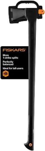 Fiskars 375841-1001 Hacha súper dividida 36 pulgadas negro