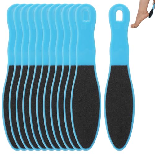 12 Piezas Lima de Pies de Doble Cara Eliminador de Callos, Lima de Callos de Doble Cara 16x3.5 cm, Limas para Durezas de Pies Profesional, Foot File para Pedicura, Eliminar Piel Muerta, Callosidades