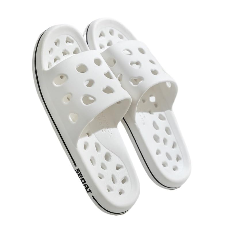 Chaussures de douche avec trous de drainage pour hommes et femmes