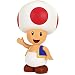 World of Nintendo Nintendo Red Toad Action Figure, 4"