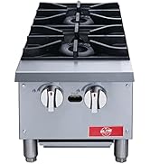 Commercial Hot Plate, Elite Kitchen Supply 12 in. 2-Burner Hot Plate