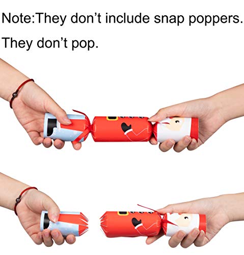 image for Moon Boat 8 Packs Christmas No-snap No-pop Santa Claus Elf Party Favor