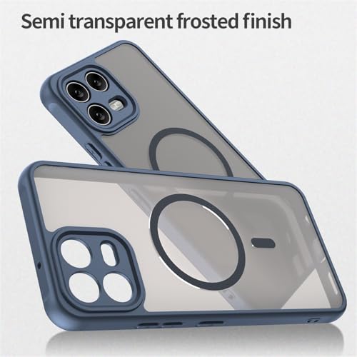 Image of Compatible with T-Mobile Revvl 8 Pro Case Cover,Compatible with MagSafe,Anti-Fall,Compatible with T-Mobile T Phone 3 Pro 5G Cell Protective Phone Case Blue