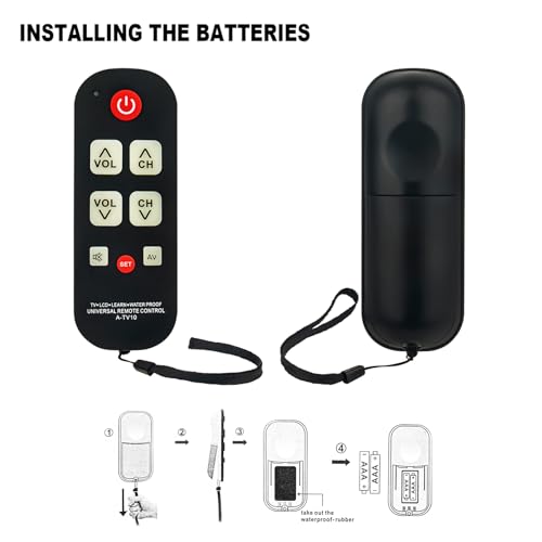 Universal Large Button Learning Replacement Remote Control A-TV10 WP-U1434LA Applicable for Philips Sylvania Sharp RCA LG Samsung Sanyo Proscan TCL Toshiba Sony Dynex Element Insignia JVC Magnavox TV by ZdalaMit - Image 4