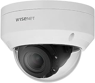 Hanwha Techwin ANV-L7082R A-Series 4MP WDR IR Dome IP Camera, 3.3-10.3mm Motorized Varifocal Lens, Infrared, Corner Mount, Memory Card, White