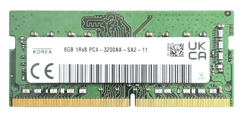 Image of 8GB DDR4 Laptop RAM 3200MHz PC4-25600S SO-DIMM 260-Pin 1.2V CL22 Memory Module | Compatible Replacement for SK Hynix- (HMA81GS6DJR8N-XN)