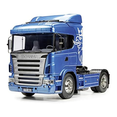 TAMIYA 56318 1:14 Scania R470 Highline 4x2 BS, Bausatz zum Zusammenbauen, RC Truck, fernsteuerbarer, Lastwagen, LKW, Konstruktionsspielzeug, Modellbau, Basteln Cover