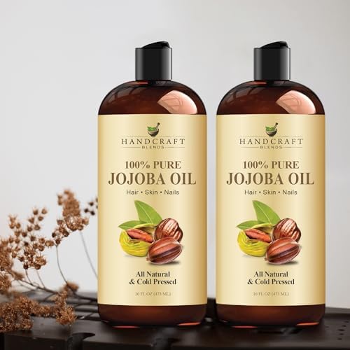 Handcraft Blends Jojoba Oil - Cold-Pressed 473 ml - 100% Pure and Natural Premium Grade Carrier Oil for Skin and Hair - Body Massage - Hexane-Free — view 6