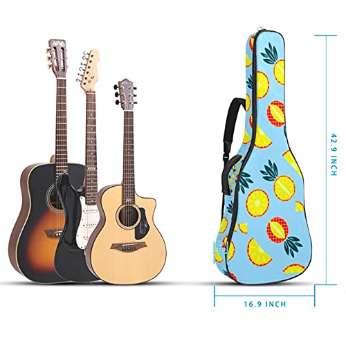 Housse guitare imperméable de qualité supérieure fermeture éclair bleu