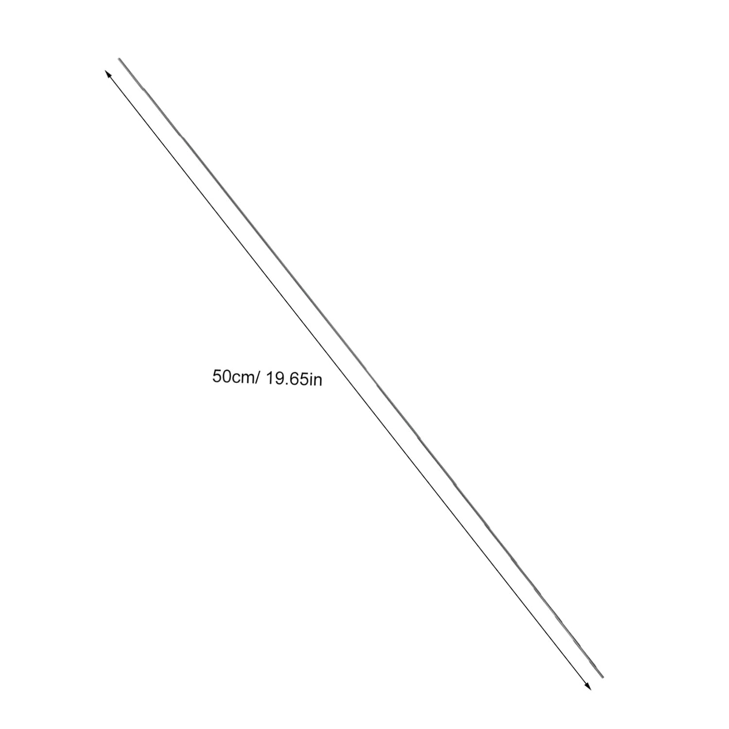 10 Pcs 2mm Diameter X 500mm High Strength Carbon Fiber Rods for Rc Airplane Model Assembly, Reinforcement and Prototyping DIY Craft Supplies