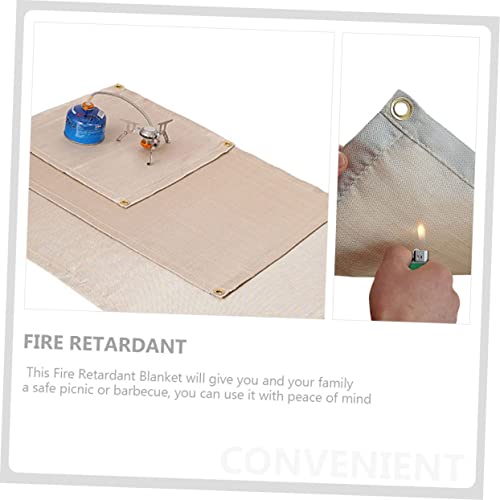 Couverture ignifuge barbecue tapis de sécurité camping extérieur - 5