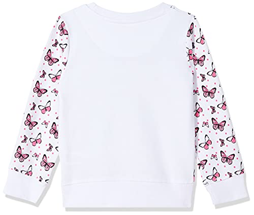 Image of Easybuy Girls Regular Sweatshirt AU21DM06GX White 6Y