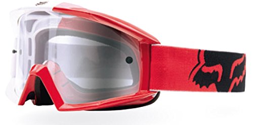 Fox Racing Main Goggle: 180 Race-Red/Clear One Size
