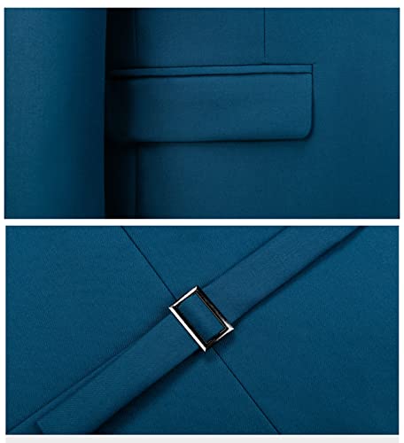 Ternos masculinos, terno de smoking de um botão slim fit de 3 peças, noivo casamento jantar casual f