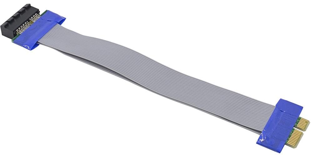Lunatic 5146 Pcı-e Express 1x Dişi Erkek Riser Yükseltici 20 CM Uzatma Kablosu Kablo