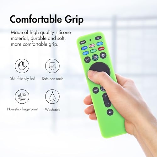 Coque silicone vert brillant pour télécommande Vizio MQX-Series Quantum X - 4