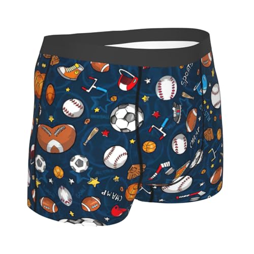 Sports Baseball Game Boxer Briefs, Moisture Wicking & Breathable,Underwear for Men3
