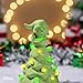 Ukonic Disney The Nightmare Before Christmas Oogie Boogie Light-Up Ceramic Christmas Tree | Battery-Powered Mood Light | 6 Inches Tall