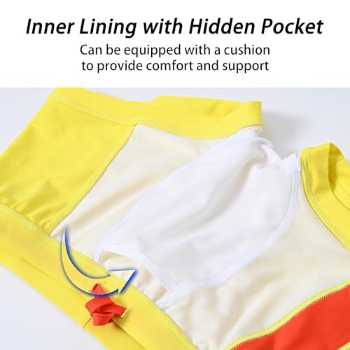 Men's Swimwear Adjustable Drawstring Double Layer Lined Bulge Pouch Swim Trunks Swimsuit Square Leg4