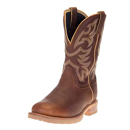 Justin Men's Marshal Whiskey Western Work Boot Square Toe - Wk4201