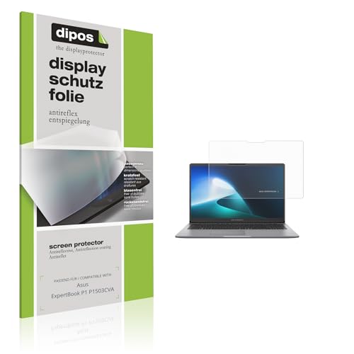 dipos I 2x Schutzfolie matt passend für Asus ExpertBook P1 P1503CVA Folie Displayschutzfolie, Ultra-Dünn, Case-Friendly, Fingerprint-Kompatibel