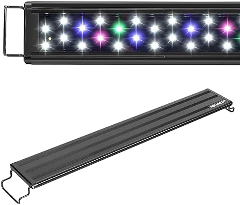 AQUANEAT LED Aquarium Light Full Spectrum 12 Inch Fish Tank Light Fresh Water