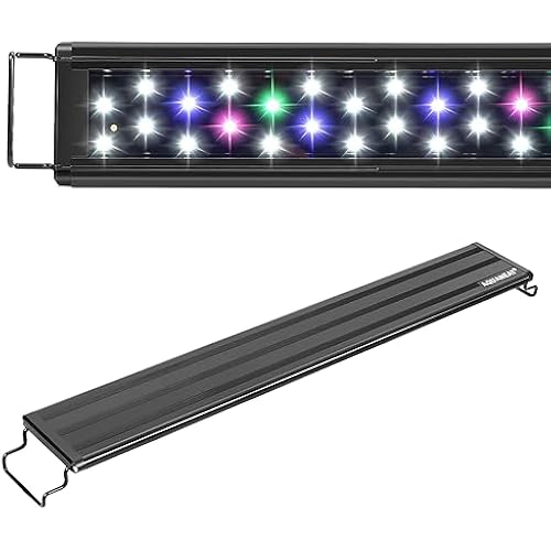 AQUANEAT LED Aquarium Light Full Spectrum 12 Inch Fish Tank Light Fresh Water