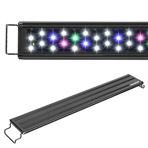 AQUANEAT LED Aquarium Light Full Spectrum 12 Inch Fish Tank Light Fresh Water
